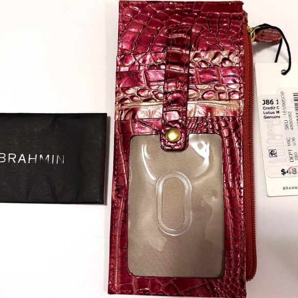 Brahmin Lotus Melbourne Credit Card Wallet - Picture 2 of 2